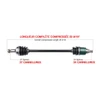 Kimpex Complete Axle Fits Arctic cat - 416283