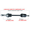 Kimpex Complete Axle Fits Honda - 416344