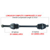 Kimpex Complete Axle Fits Polaris - 416365