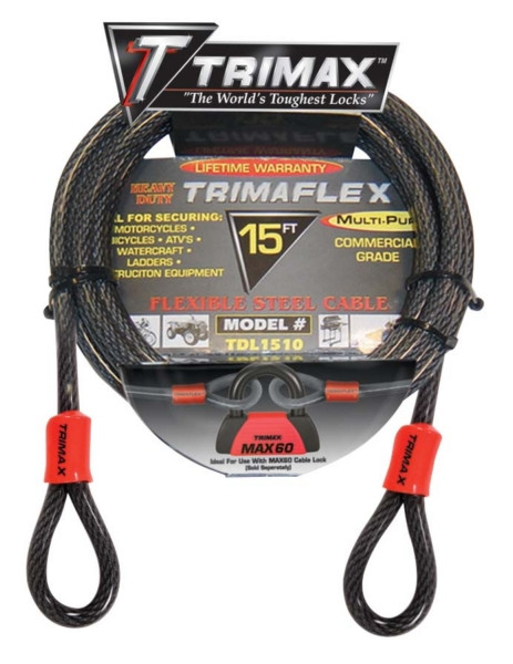 Trimax Multi-Use Lock Cable Cable Lock - 723663 - 723663