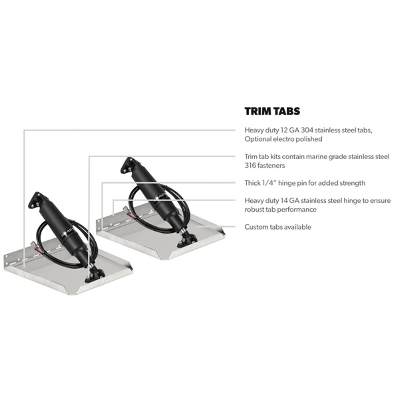 Dometic Corp Analog Actuator and Controller with Trim Tabs Kit - 791408