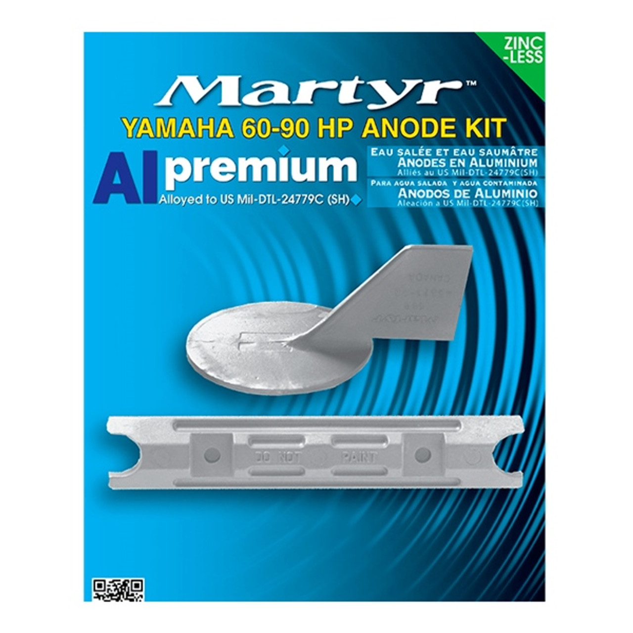 MARTYR Premium Aluminium Anodes Fits Yamaha - 734520