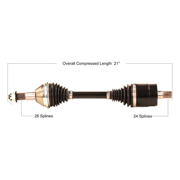 TrakMotive Complete HD Axle CAN-AM (BRP) - 216778