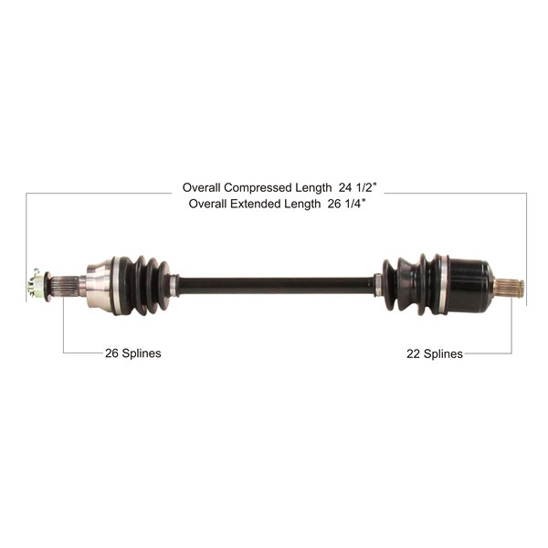 TrakMotive Complete Axle POLARIS - 216802