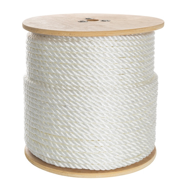 Kimpex Nylon Boat Rope 600' - 1/2" - Nylon - 3-Strand Twisted - 750070