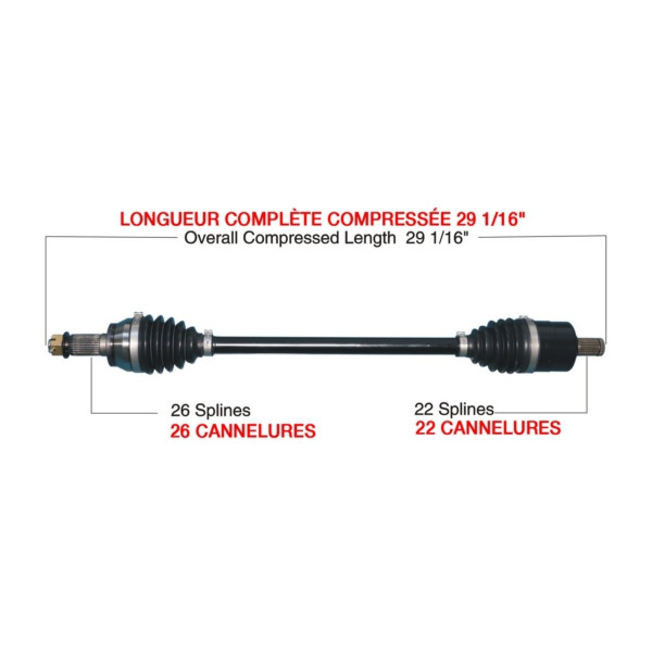 Kimpex HD Complete HD Axle - 416522