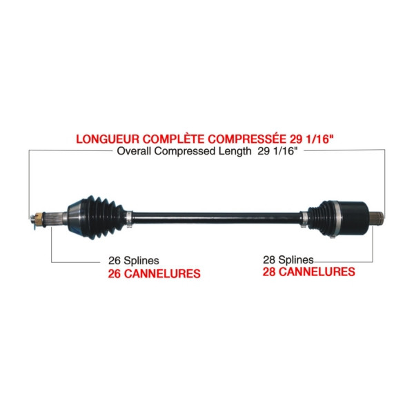 Kimpex HD Complete HD Axle - 416526