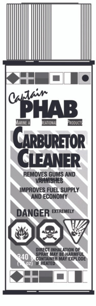 Captain Phab  Carburetor Cleaner 312 g - 312 g - 713312