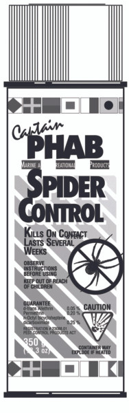 Captain Phab  Spider Control Aerosol - 350 g - 713337