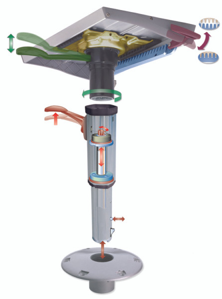 Attwood 238 Series Socket Piedestal Base Mounting - 713718
