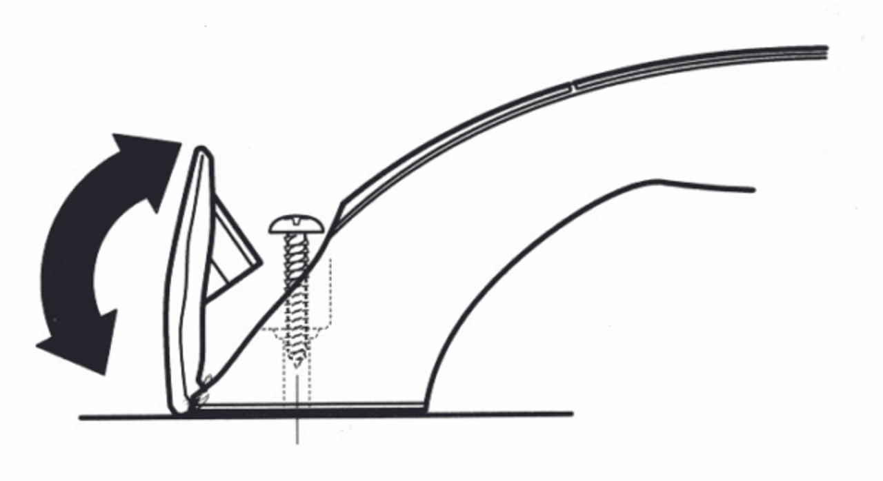 Attwood One-Piece Grab Handrail - 707094