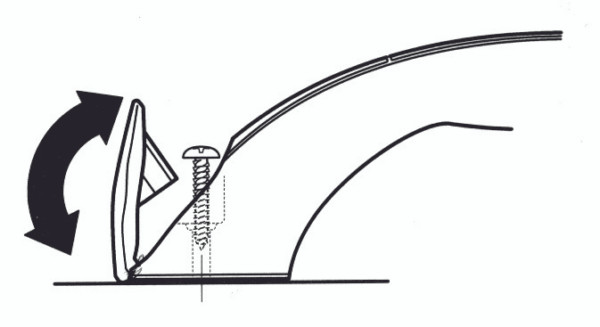 Attwood One-Piece Grab Handrail - 707094