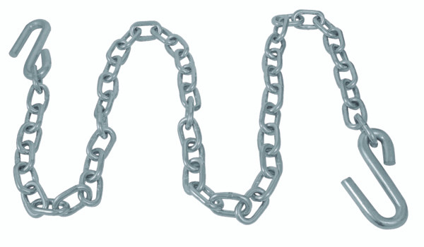 Attwood Trailer Safety Chain Connects the trailer tongue to the trailer hitch on the towing vehicle - 714807