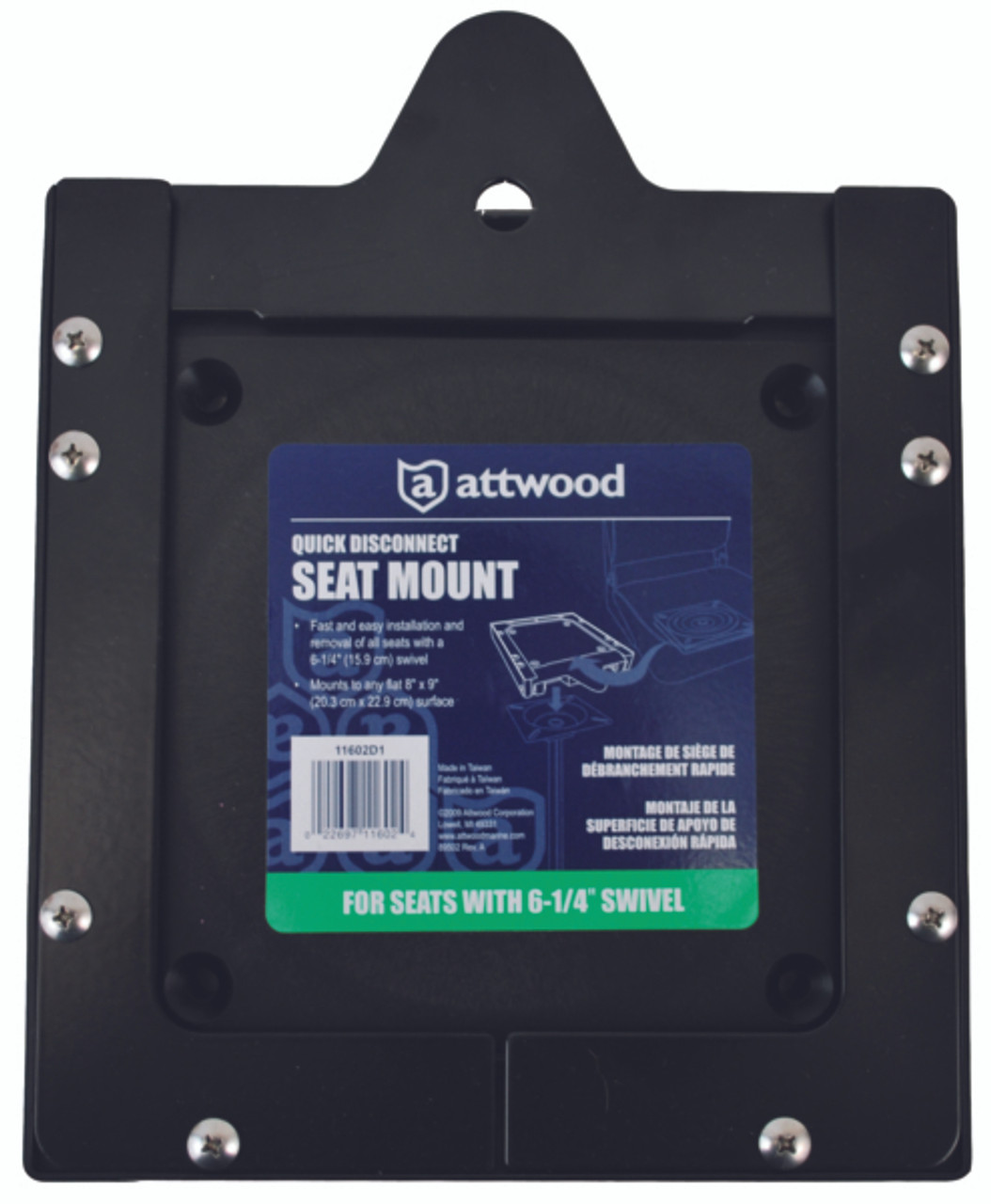 Attwood Quick Release Seat Mount - 714814