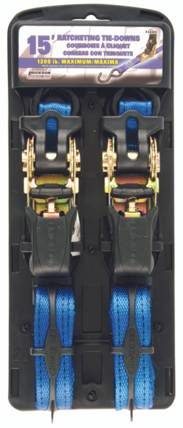 ERICKSON Ratcheting Tie-Downs 1"x15' - 1200 lb 15' - 1200 lbs - 715086