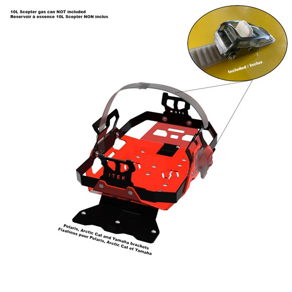 ITEK Gas can bracket kit - 335123