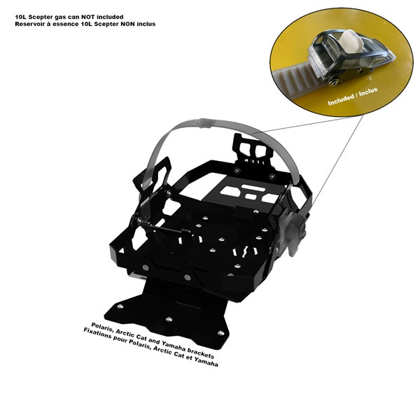 ITEK Gas can bracket kit - 335126
