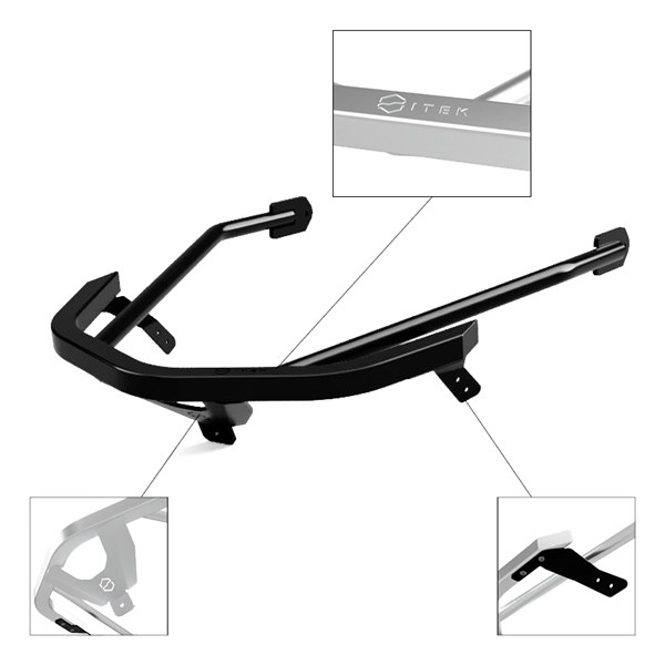 ITEK Polaris Front Bumper Aluminum - POLARIS - 335148