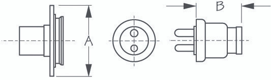 Sea Dog Polarized Cable Outlet 12-Volt - 710548