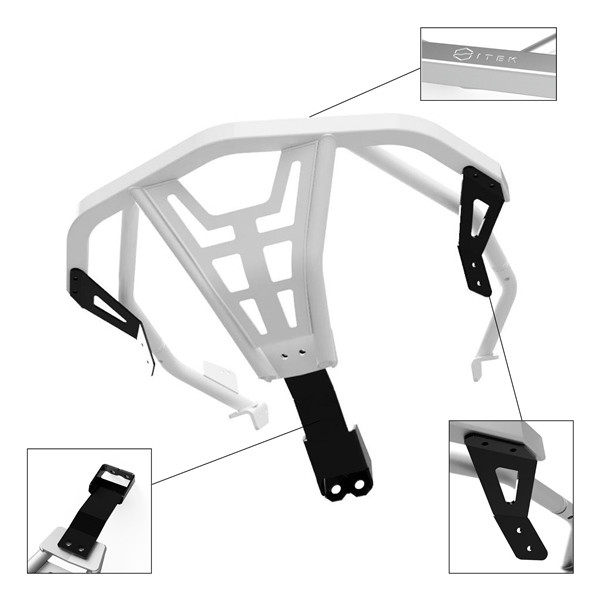 ITEK Ski-doo Front Bumper Aluminum - SKI-DOO - 335196