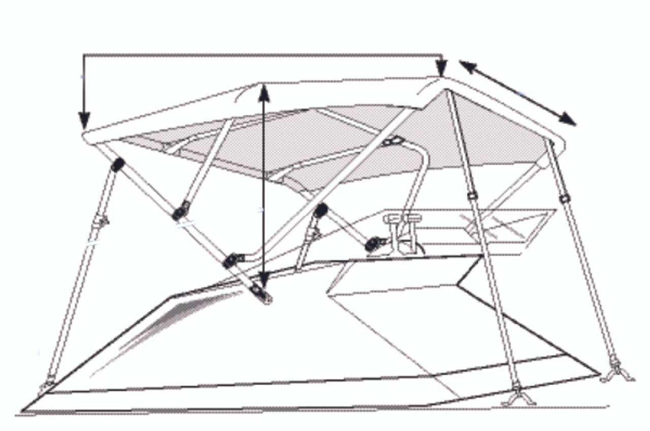 Taylor Made Boat Top Poles - 705519