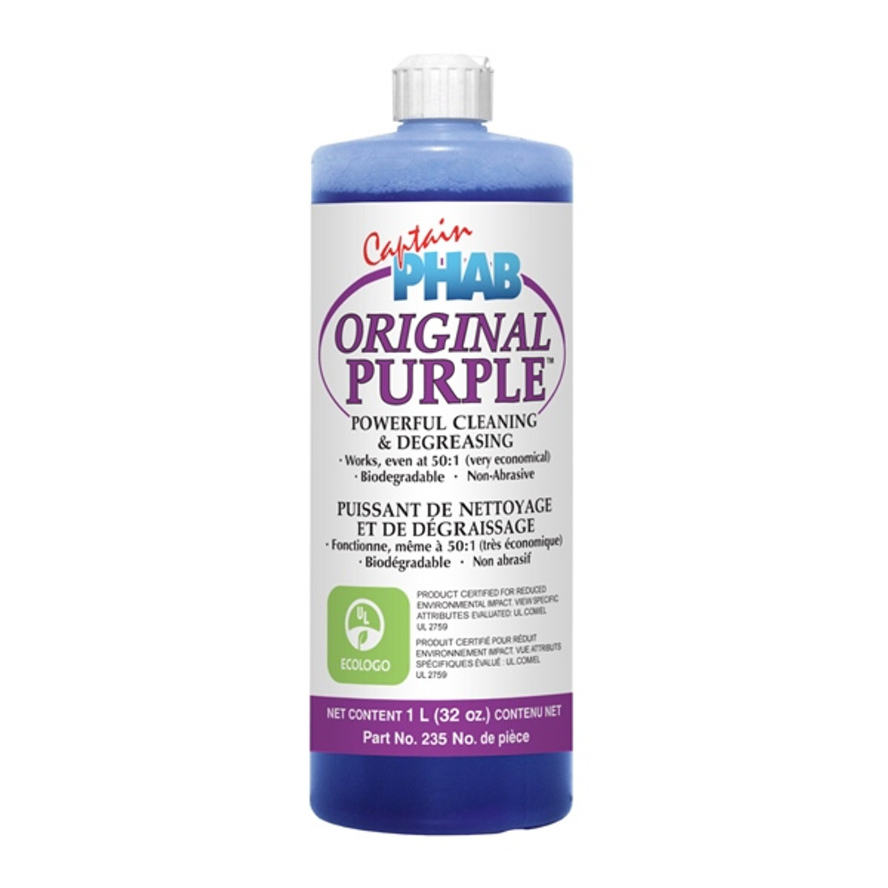 Captain Phab  Purple Power Cleaning Concentrate 1 L / 0.26 G - 1 L  - 713304