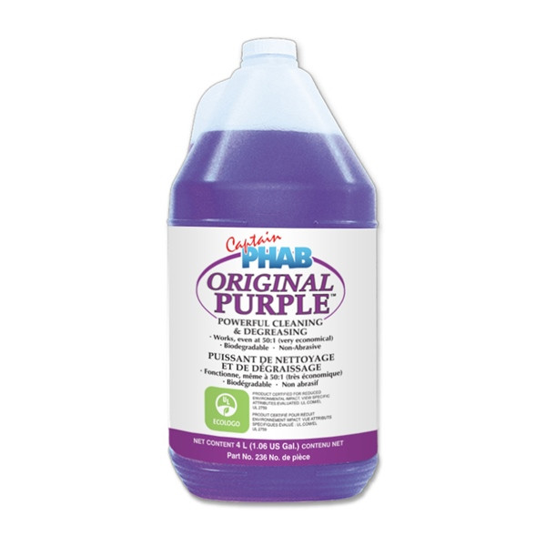 Captain Phab  Purple Power Cleaning Concentrate 4 L / 1.05 G - 4 L  - 713305