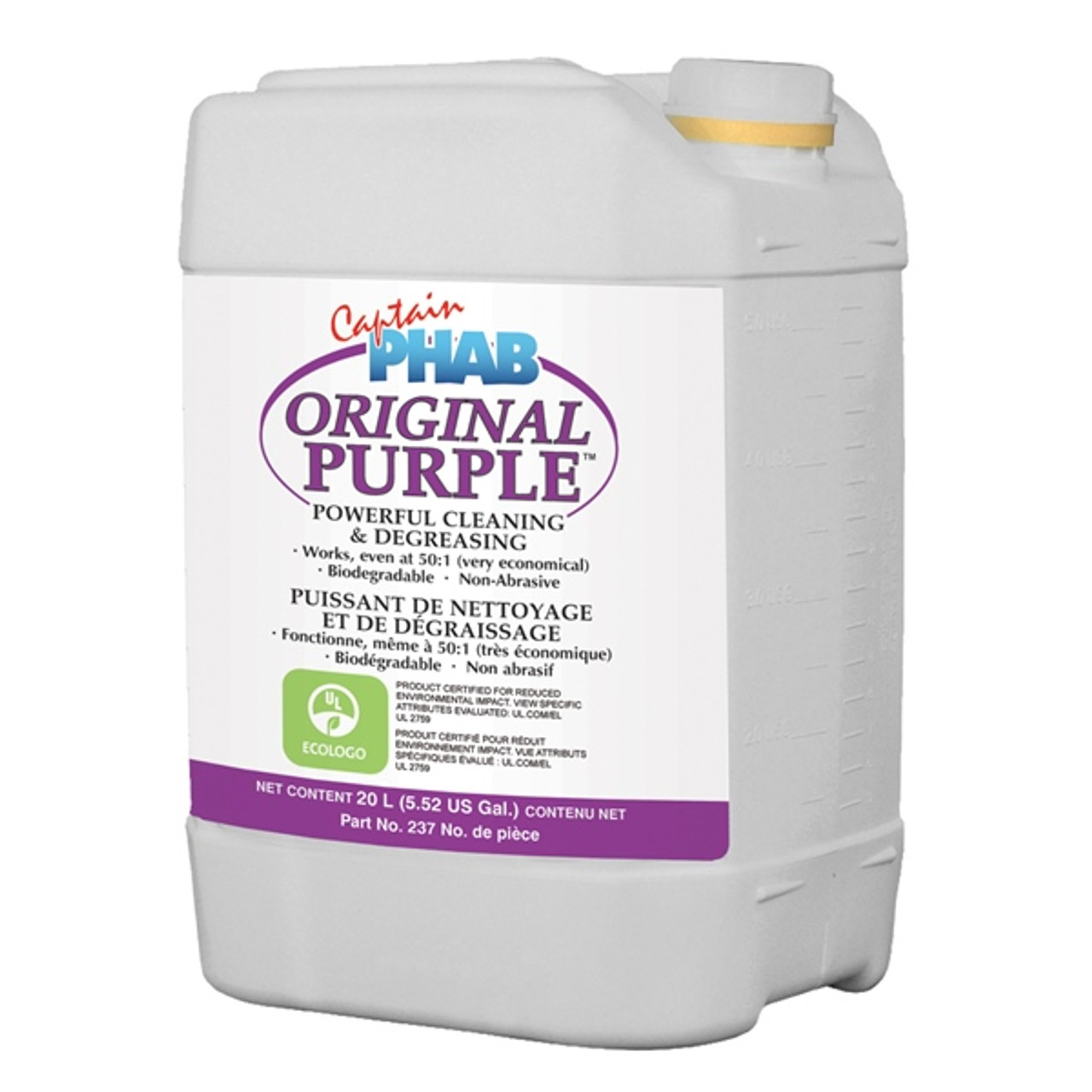 Captain Phab  Purple Power Cleaning Concentrate 20 L /5.28 G - 20 L  - 713306
