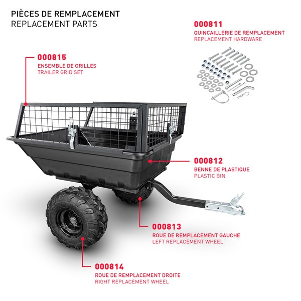 Kimpex ATV/UTV Trailer - 387012