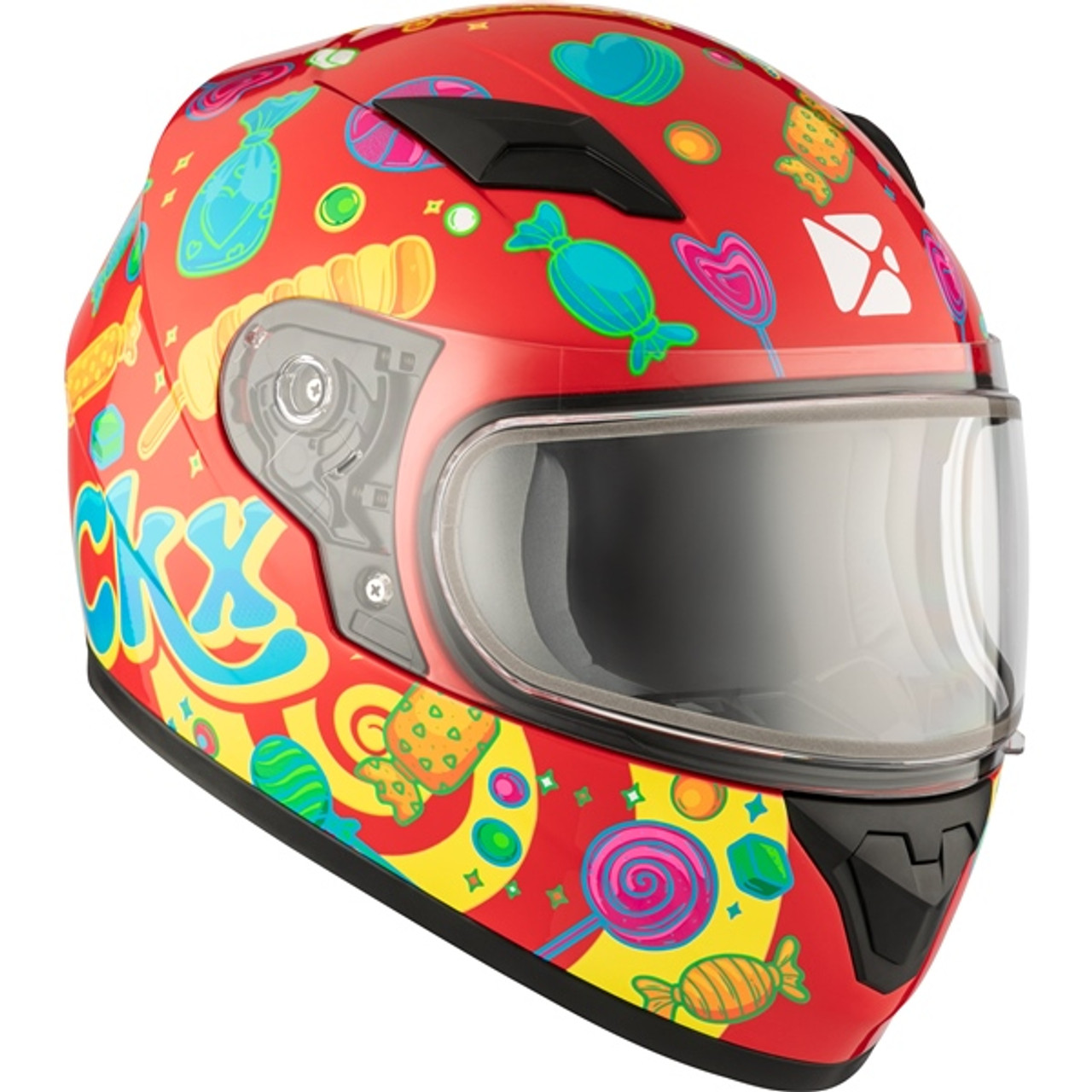 CKX RR519Y Child Full-Face Helmet, Winter Candy - Winter - S - 514122