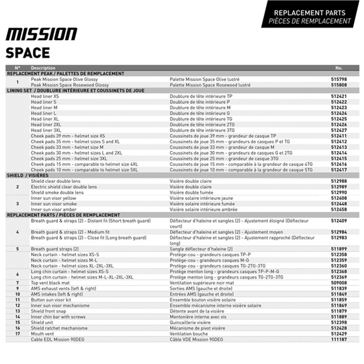 CKX Mission Free-Face Helmet Space - L - 515804