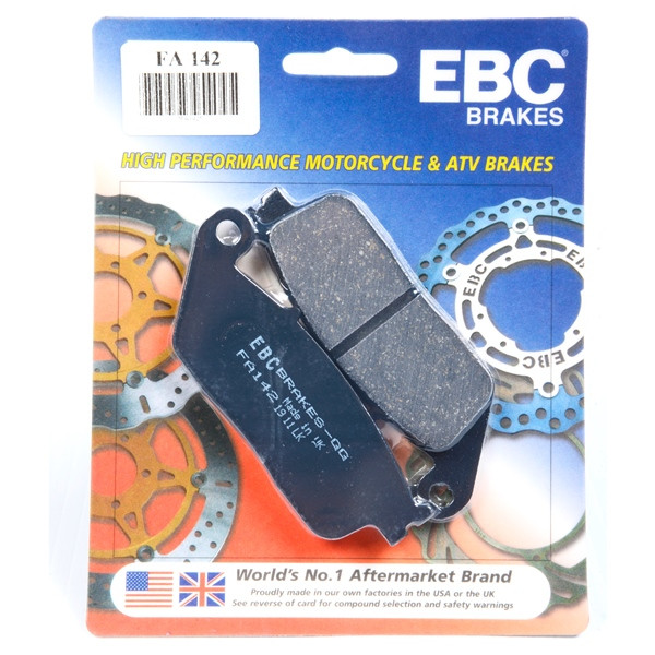 EBC  “X” Series Moto-X Sport & Enduro Brake Pad Organic - Front Right, Front left, Rear Outer - 007379
