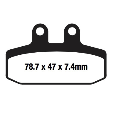 EBC  Double-H Superbike Brake Pad Sintered metal - Rear left - 125178
