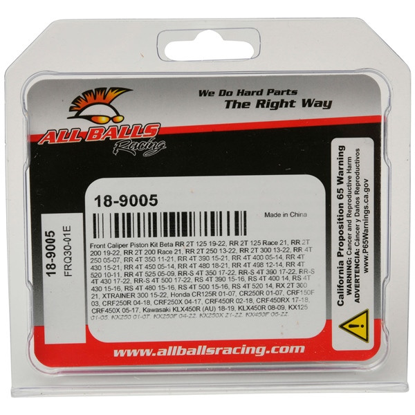 All Balls Brake Caliper Repair Kit BETA, GAS GAS, HONDA, KAWASAKI, SUZUKI, YAMAHA - Front - 337803