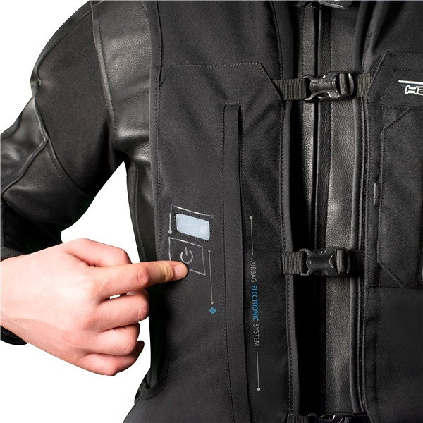 Helite Electronic Turtle Black Jacket Men, Women - 2XL-L - 401767