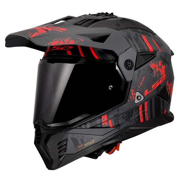 LS2 Blaze II Off-Road Helmet Crazy - Without Goggle - XS - 397971