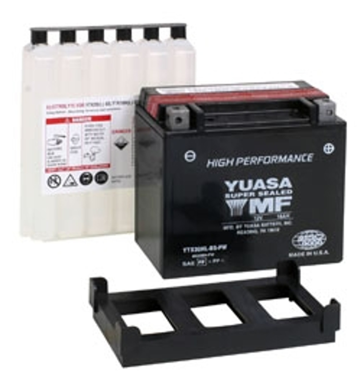 Yuasa Battery Maintenance Free AGM High Performance YTX20HL-BS-PW - 010268