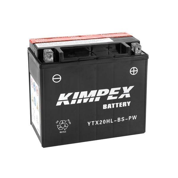 Kimpex Battery Maintenance Free AGM High Performance YTX20HL-BS-P - 913092