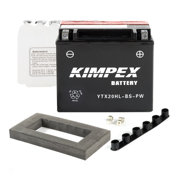 Kimpex Battery Maintenance Free AGM High Performance YTX20HL-BS-P - 913092