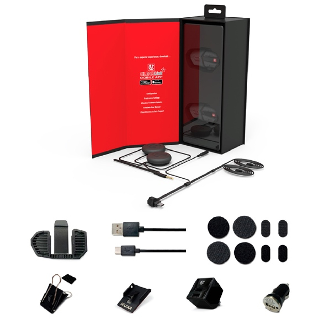 Uclear Motion HDX-V Helmet Audio System - 024640 Uclear Motion HDX-V Helmet Audio System - 024640