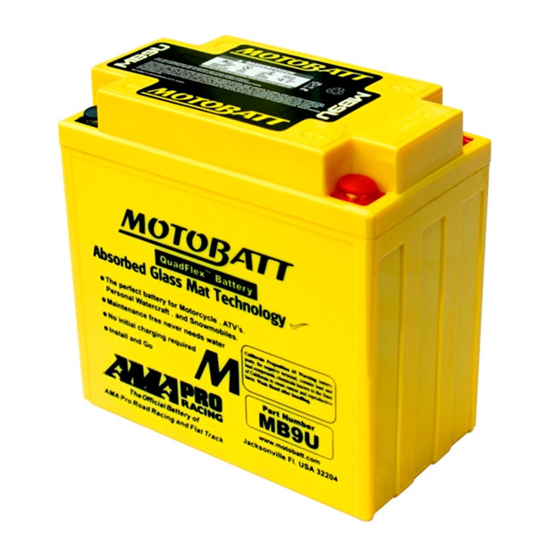 Motobatt Quadflex AGM Battery MB9U - 365003