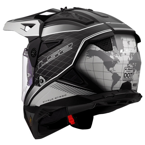LS2 Blaze II Off-Road Helmet Meridian - Without Goggle - XS - 397991