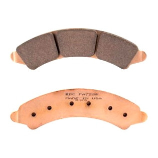 EBC  “R“ Long Life Sintered Brake Pad Sintered metal - Left, Right, Front Right, Front left, Rear Outer - 077015