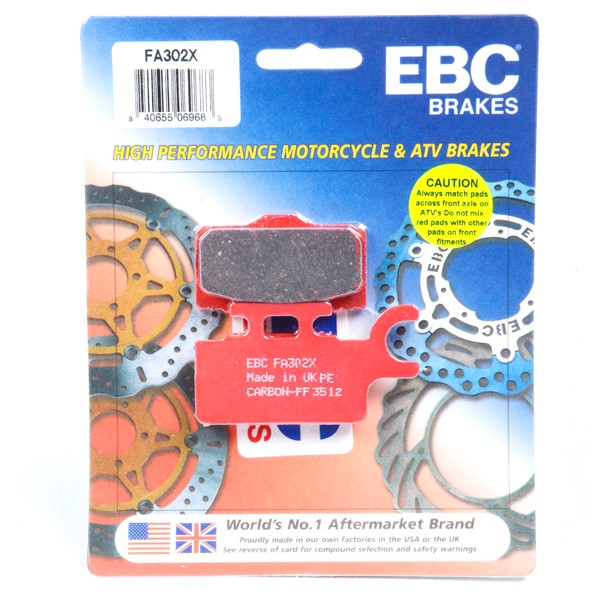 EBC  “X” Series Moto-X Sport & Enduro Brake Pad Organic - Front left - 007465