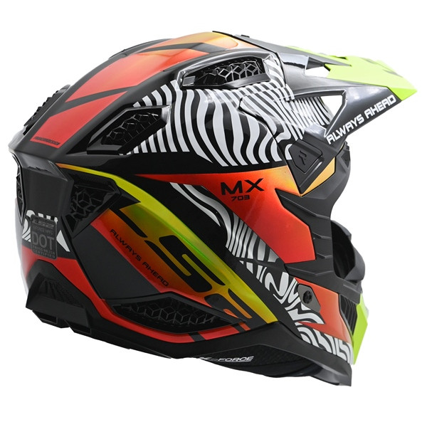 LS2 X-Force Off-Road Helmet Fan - Without Goggle - M - 396593