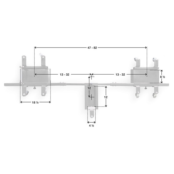 Kimpex Long Motorcycle Dolly Transportation Stand 1500 lbs - 000820