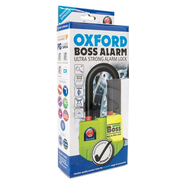 Oxford Products Boss Alarm Ultra Strong Alarm Disc Lock - 269299