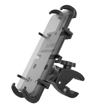 RAM MOUNT Quick-Grip XL Phone Mount with Low-Profile Tough-Claw - 180308