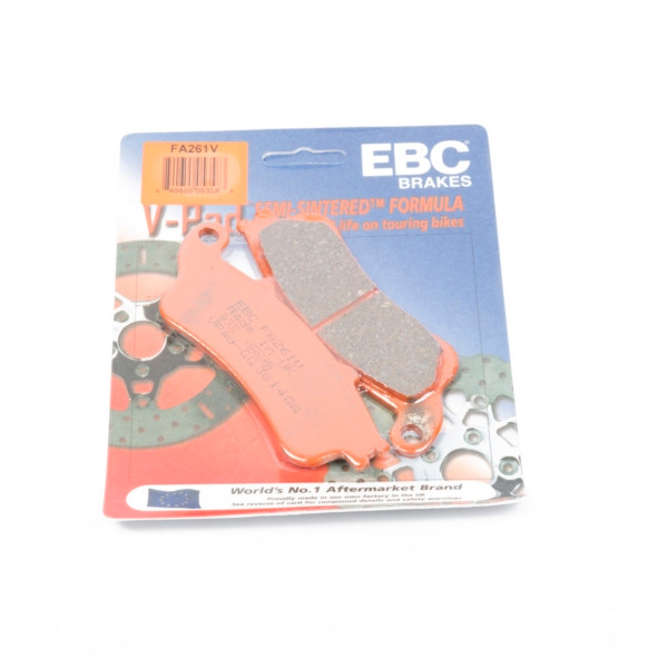 EBC  V-Pad Brake Pad Organic - Front Right, Front left, Rear Right, Rear left, Rear Outer - 207645