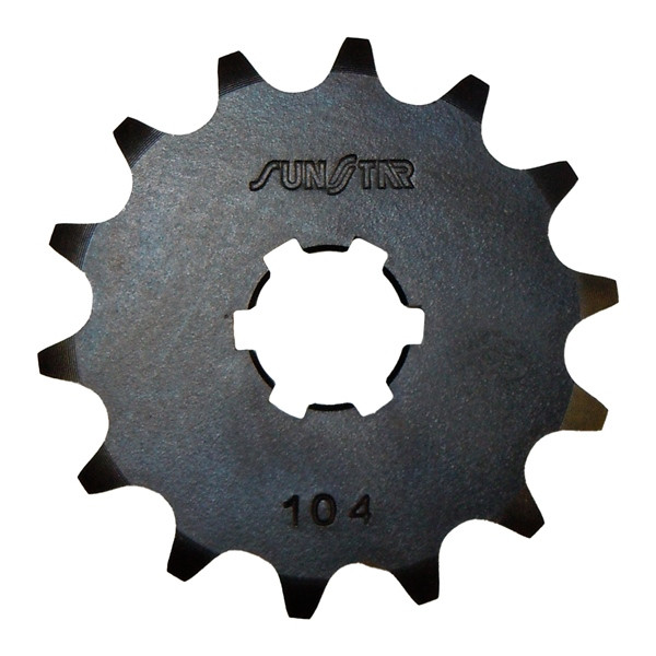 Sunstar Countershaft sprocket 420 - Fits Kawasaki - Front - 460008